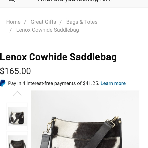 Lenox Cowhide Bag - Picture 4 of 9